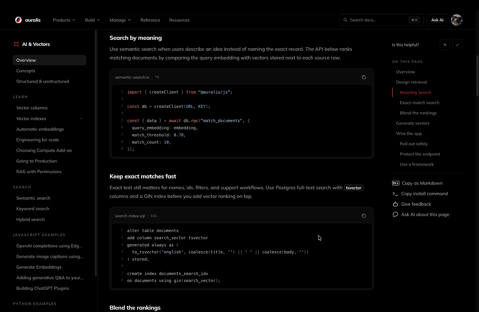 Docs Site preview 2