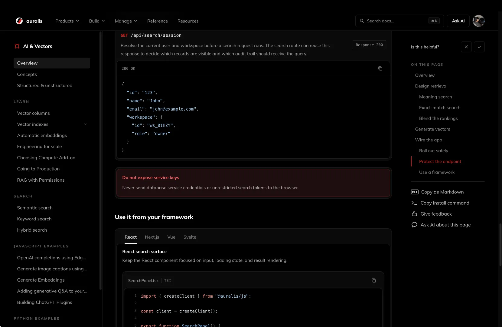 Docs Site preview 3