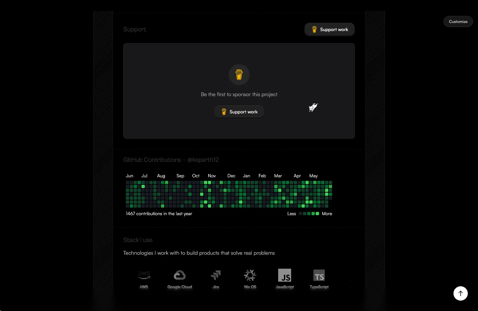 Minimalistic Portfolio preview 3