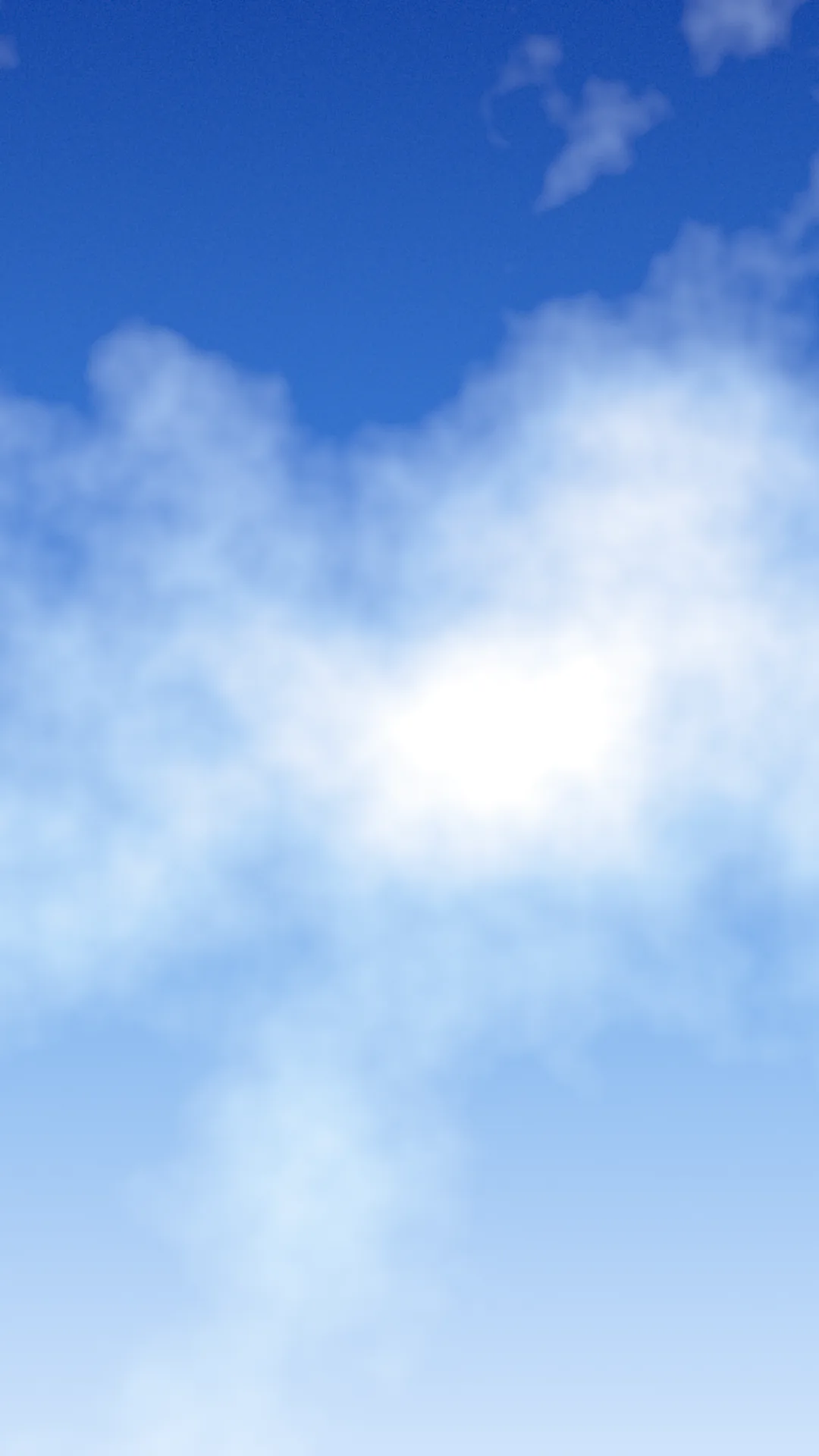 The Cloud Sky background from Background Studio as a phone lock screen wallpaper