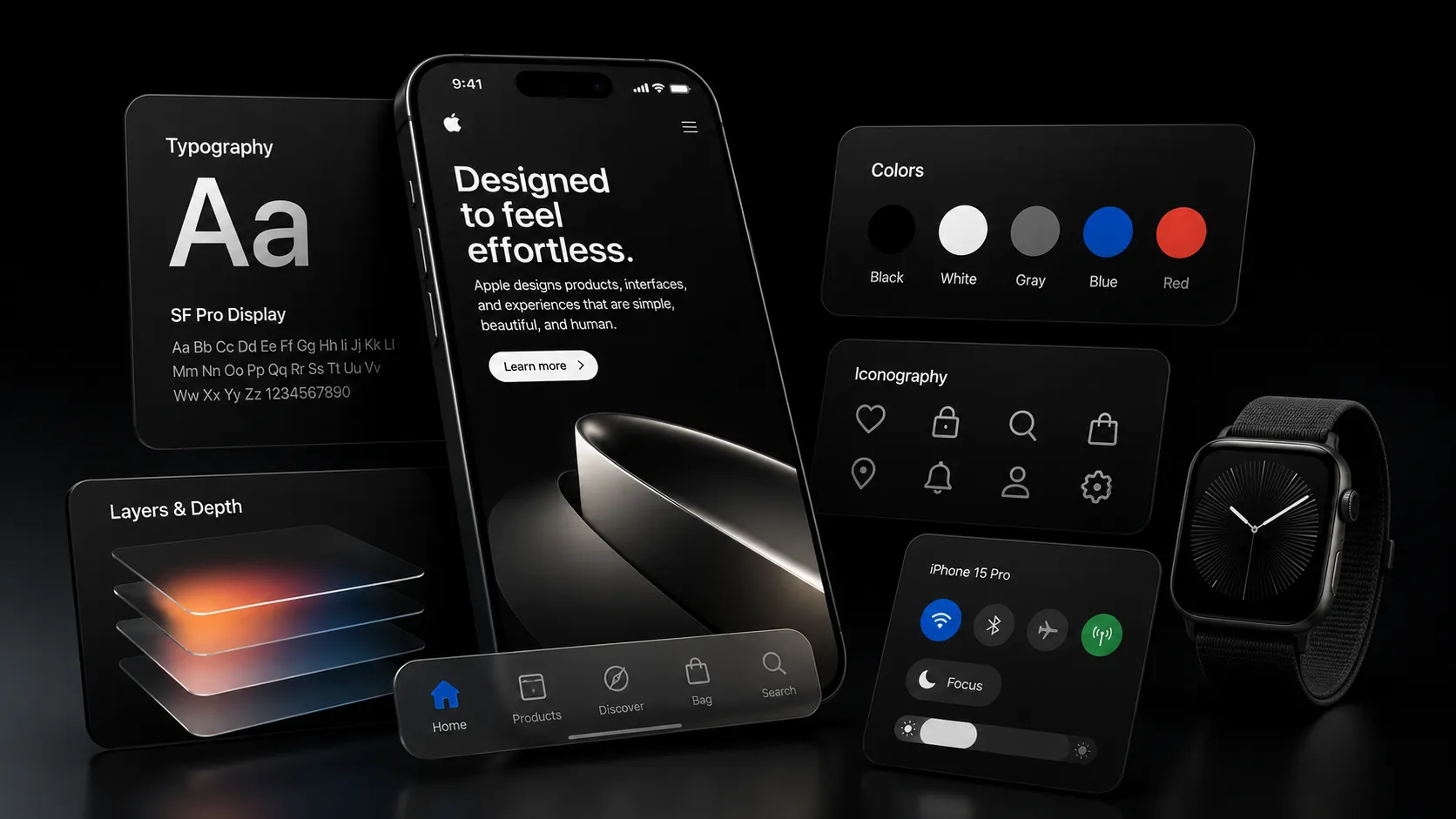 Wensity cover graphic breaking down the anatomy of Apple's design language