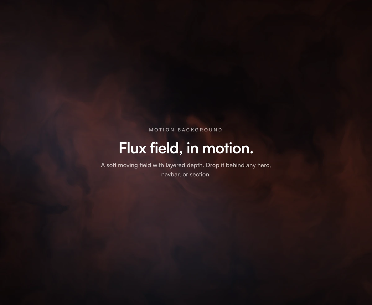 Animated Background With Noise Field block preview