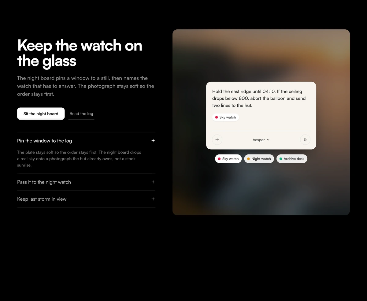 Feature Section With Blurred Prompt Stage block preview