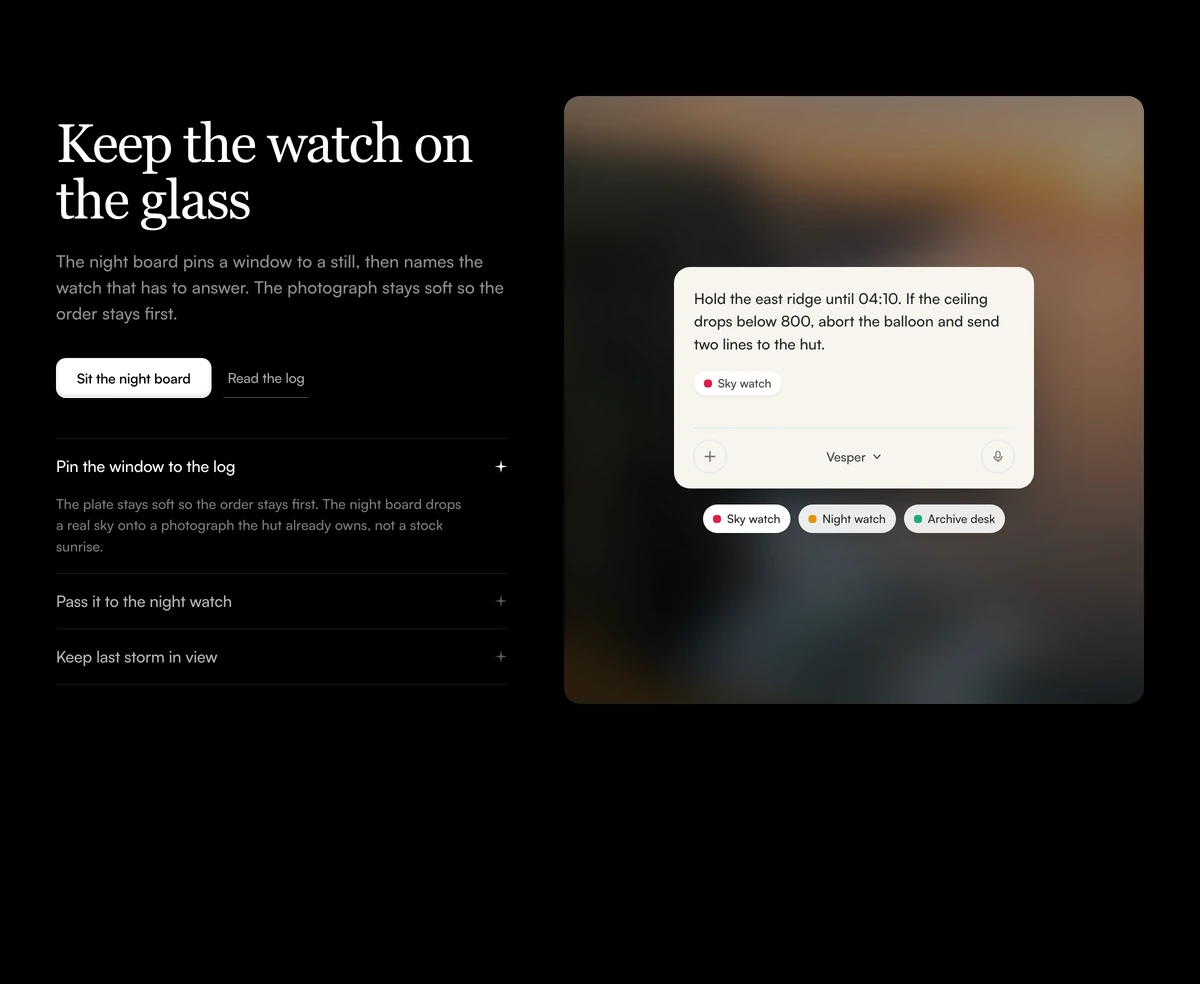 Feature Section With Blurred Prompt Stage block preview
