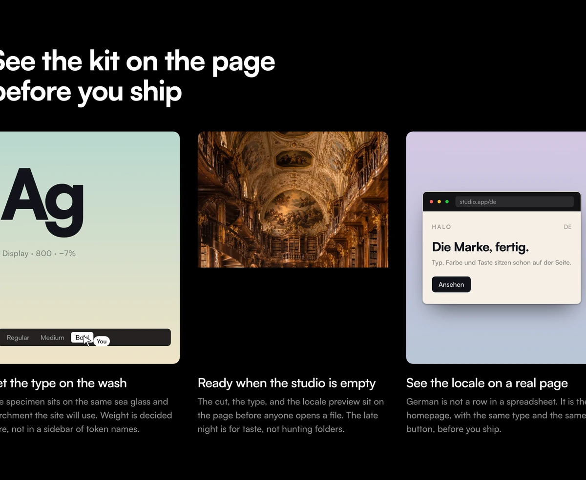 Feature Section With Gradient Product Cards block preview