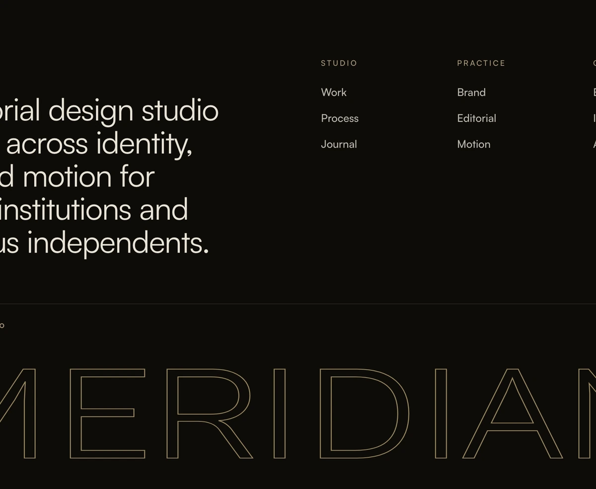Footer With Editorial Tagline block preview