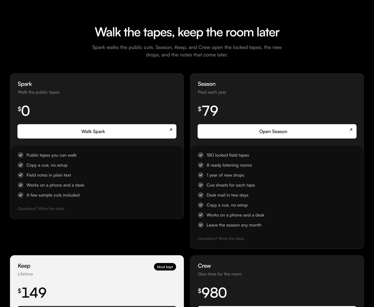 Pricing Section With Lifetime Highlight block preview