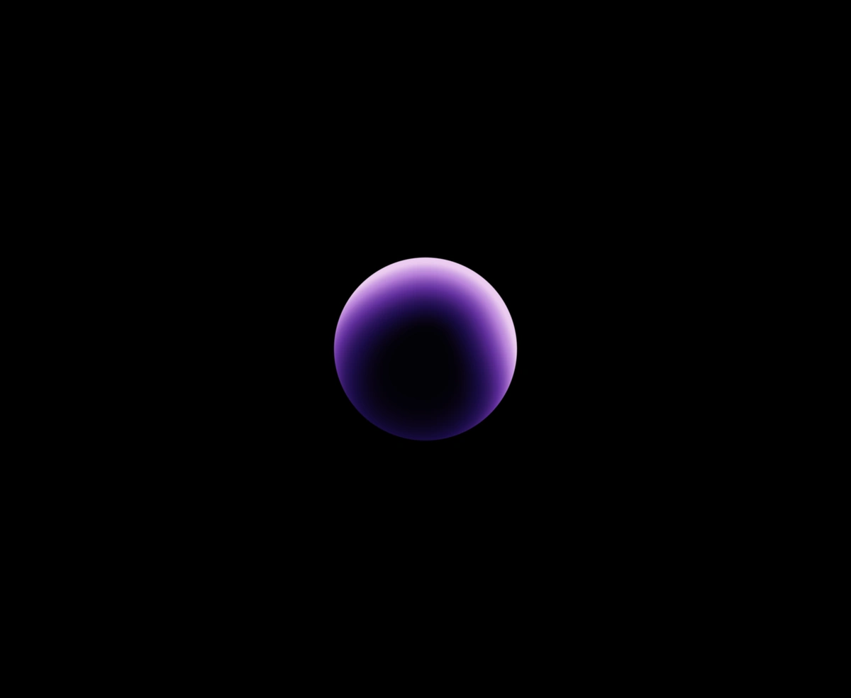 AI Orb component preview