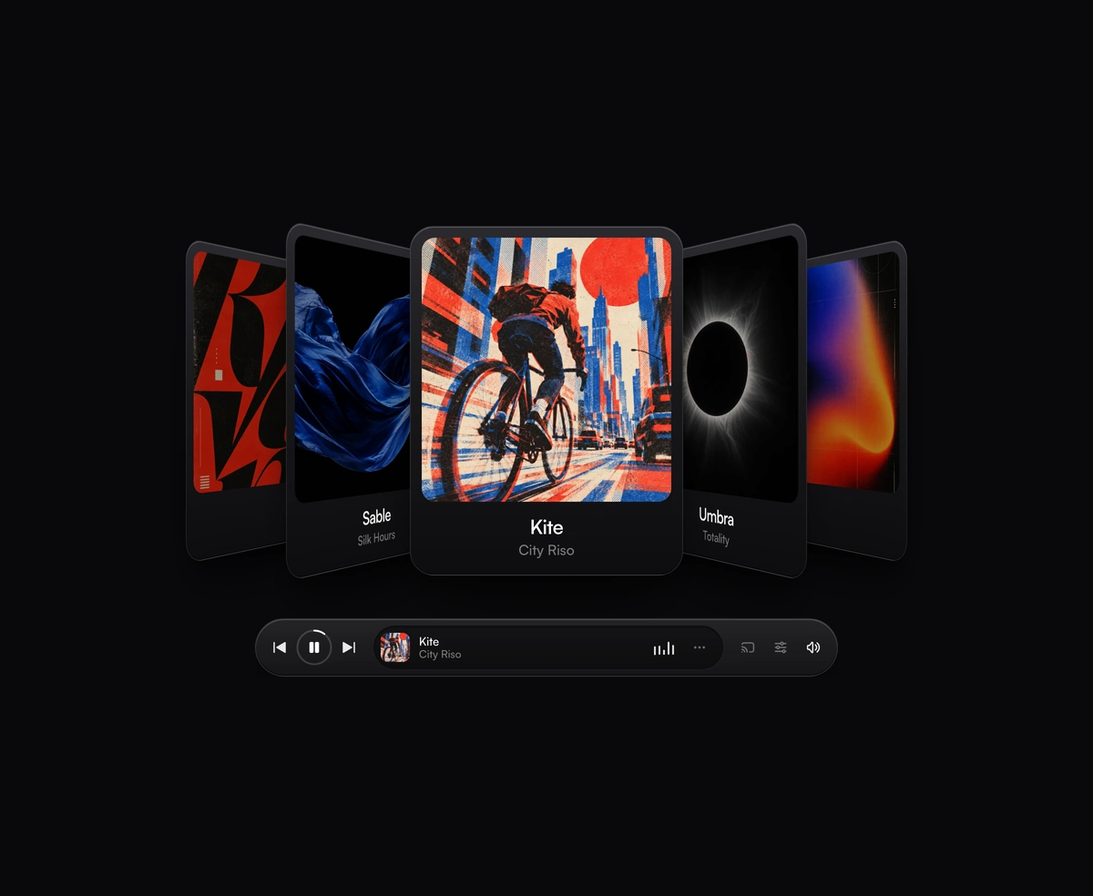 Cover Flow component preview