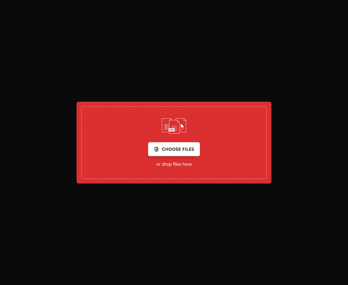 File Uploader component preview