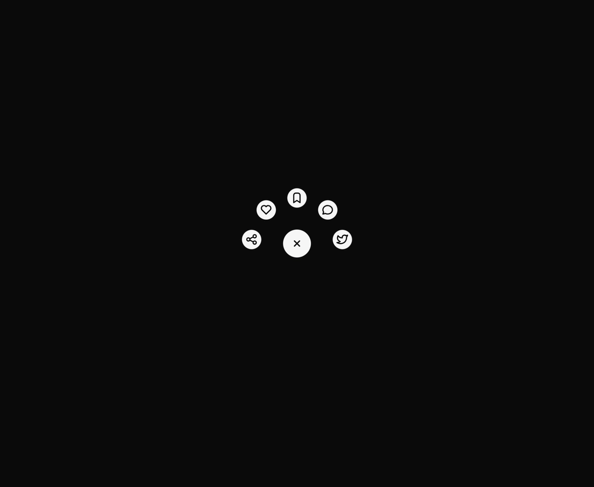 Gooey Navigation Menu component preview