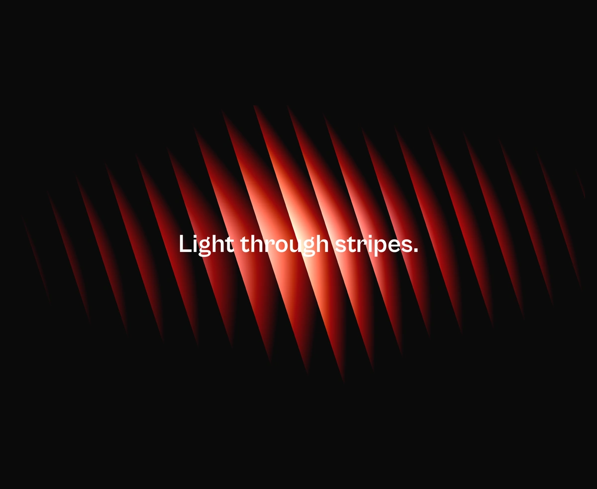 Gradient Stripes component preview