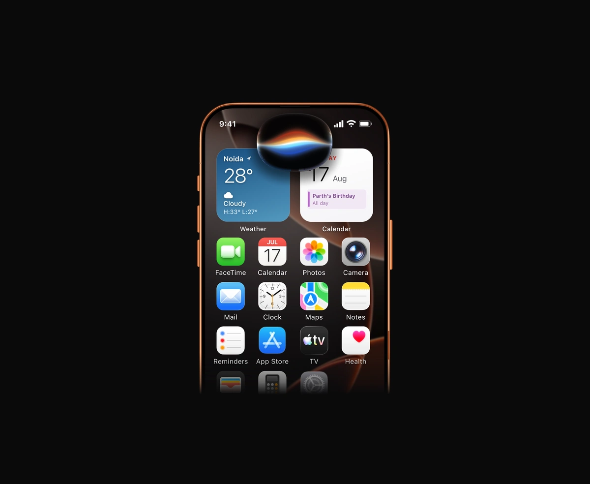 iPhone Siri component preview