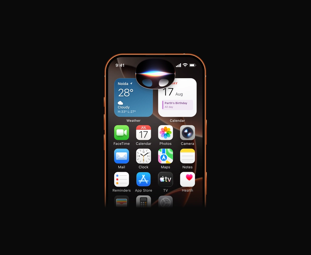 iPhone Siri component preview