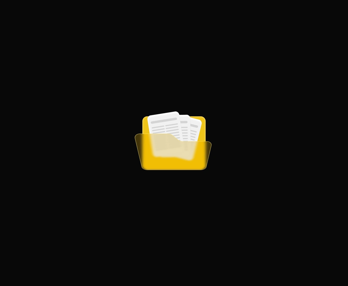 Lifted Archive Folder component preview
