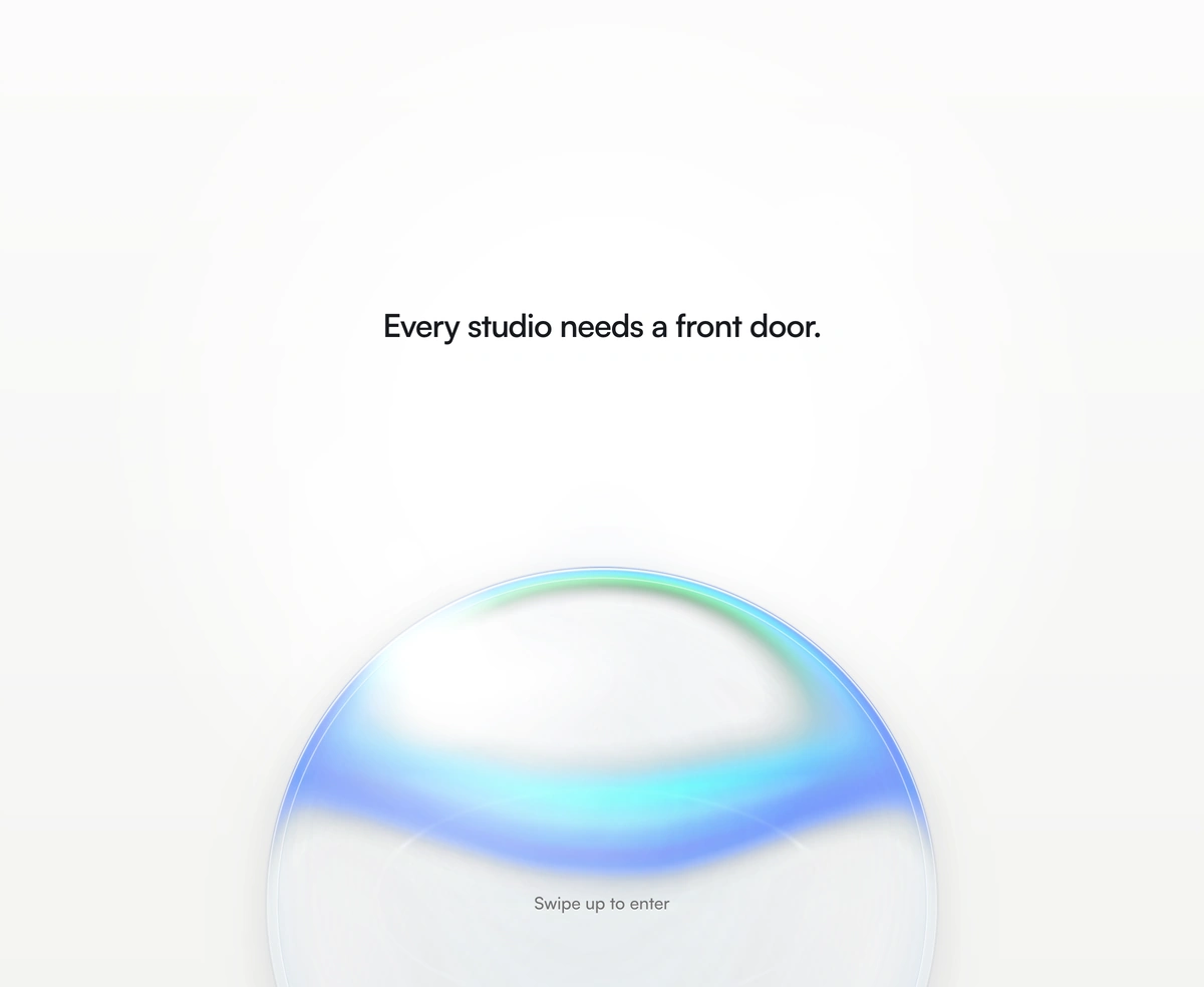 Liquid Glass Orb component preview