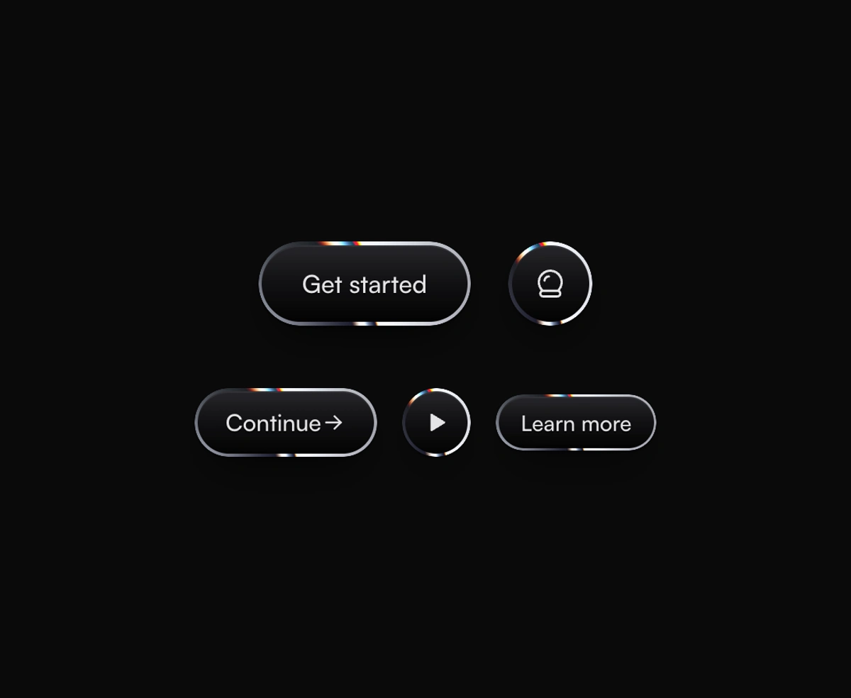 Liquid Metal Button component preview