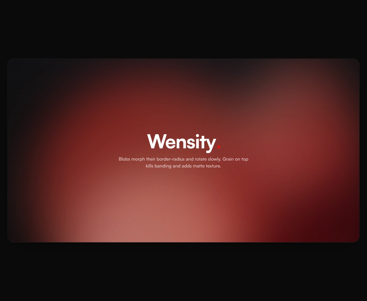 Morphing Shape Background component preview