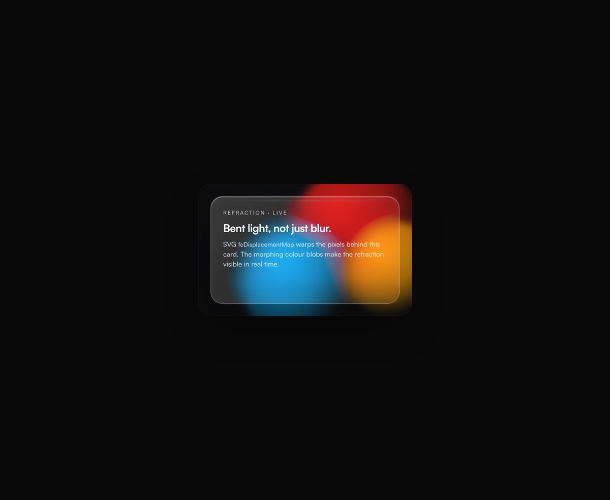 Refraction Glass Container component preview