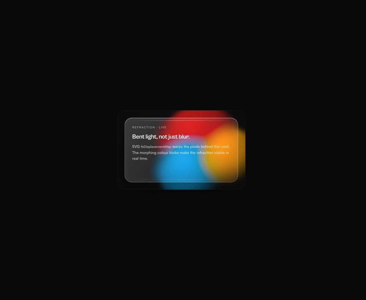 Refraction Glass Container component preview