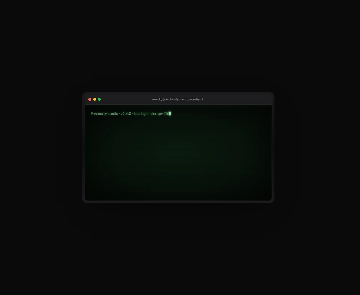 Retro Terminal Emulator component preview