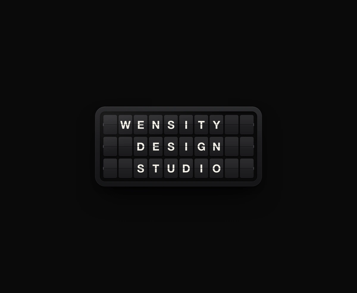 Split-Flap Display component preview