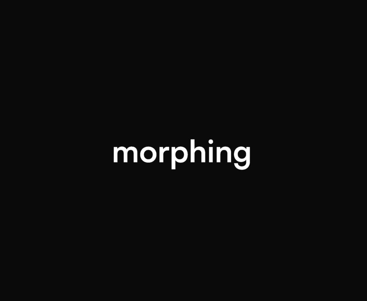 Text Morphing component preview