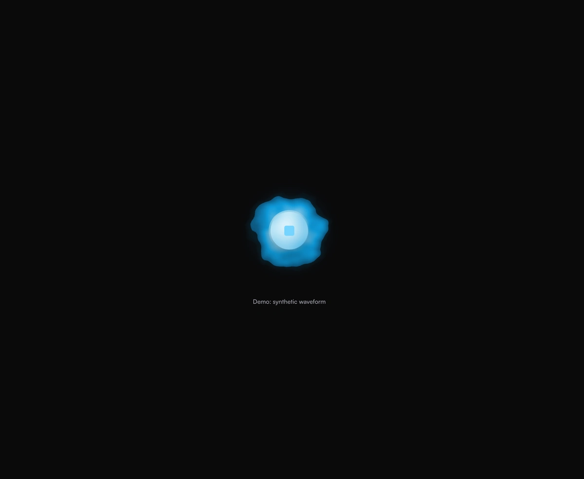 Voice Aurora Wave component preview